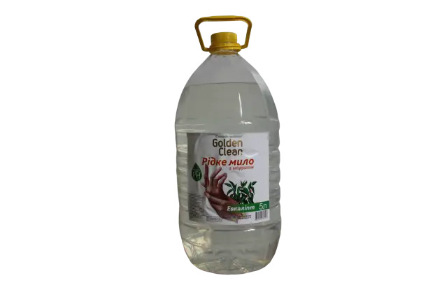 Мило рідке антибактеріальне евкаліпт Golden Clean 5 л